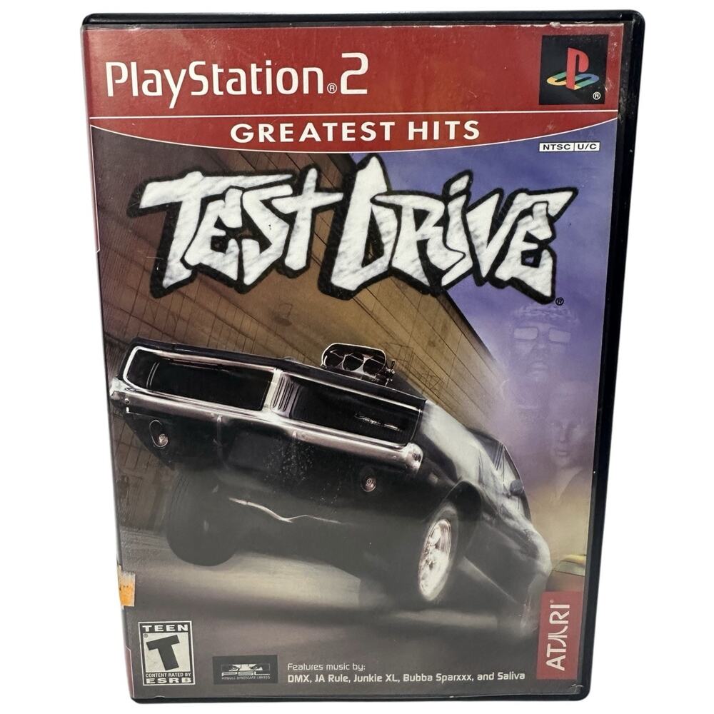 Test Drive Greatest Hits (Sony PlayStation 2, 2003) Complete & Tested